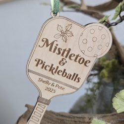 2026 Custom Pickleball Ornament