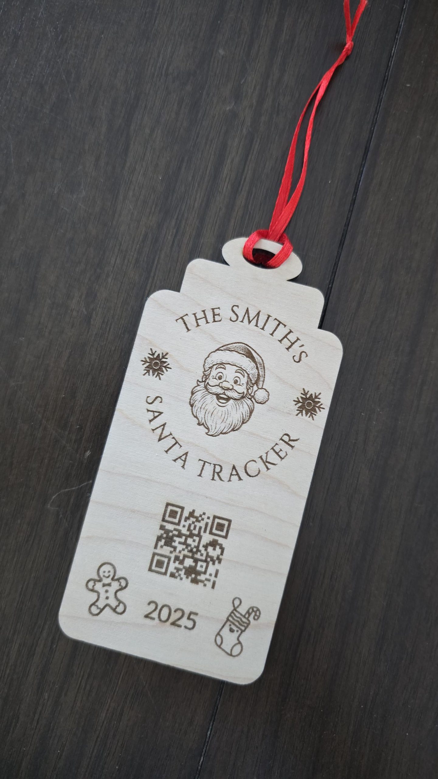 Santa Tracker Ornament - Image 2