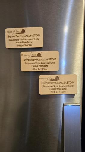 Custom Wood Magnet Business Cards / Contact us for quote